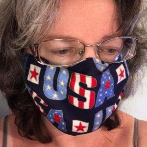 USA Cotton Handwash facemask with polypropyl…